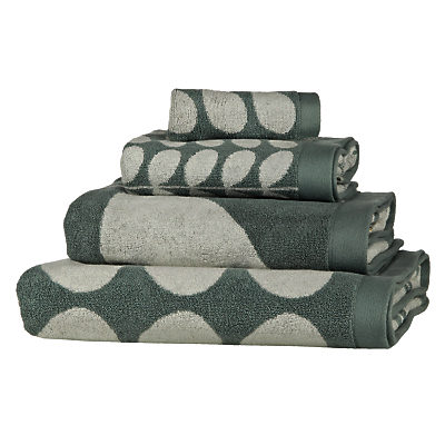 Orla Kiely Jacquard Towels Duck Egg